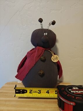 Fabric Honey And Me Ladybug Doll with Red Scarf - Named Gigi With Wings